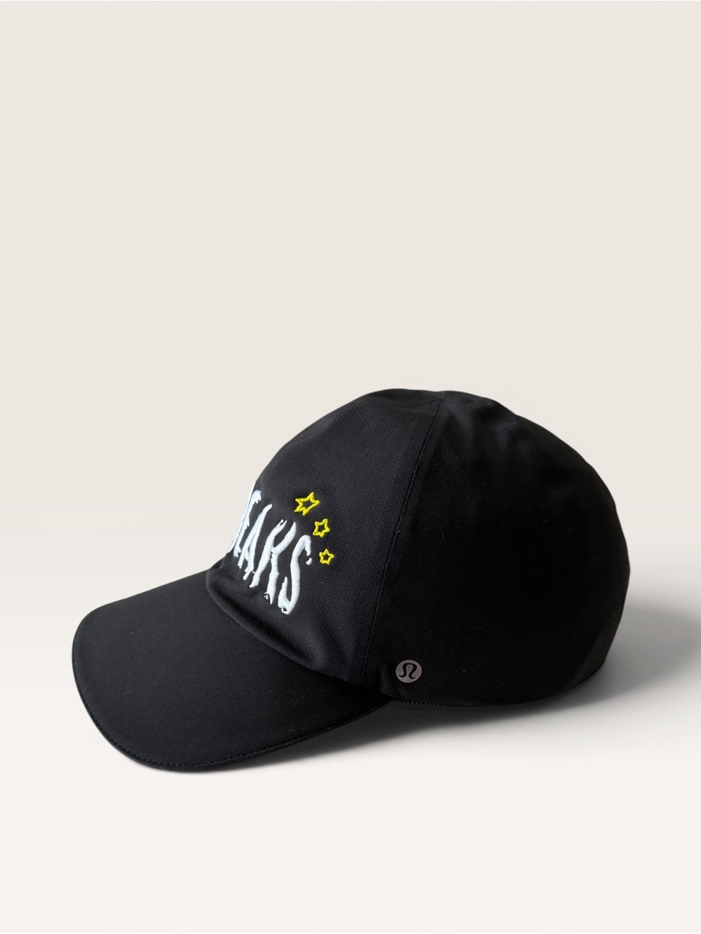 Lululemon Freaks Run Club Fast and Free Running Hat Black Embroidered Cap